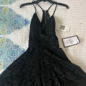 Black homecoming dress in size S.